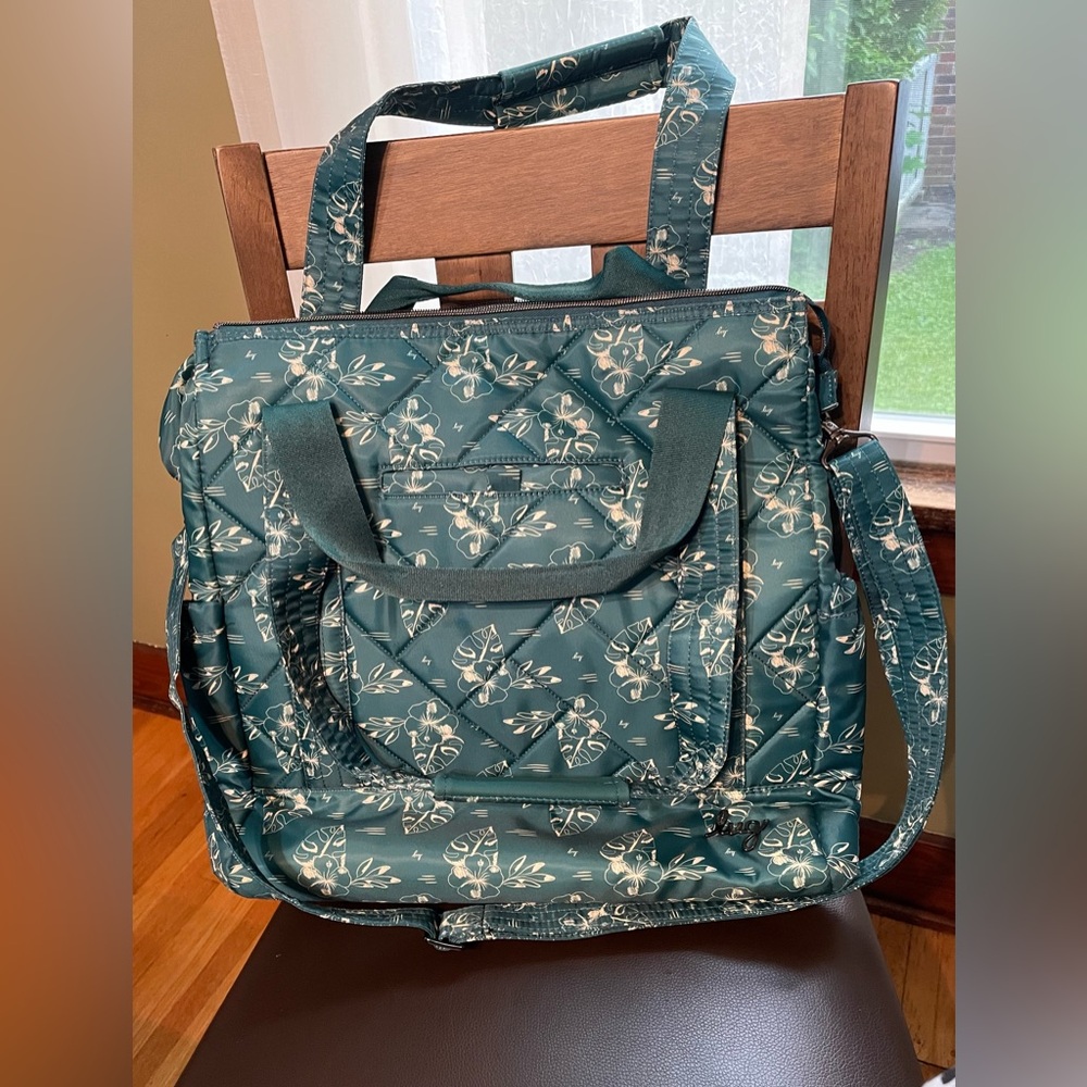 NWOT Lug Yacht Carry-All Zip-Top Tote Aloha Teal